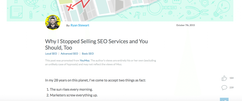 stop selling seo
