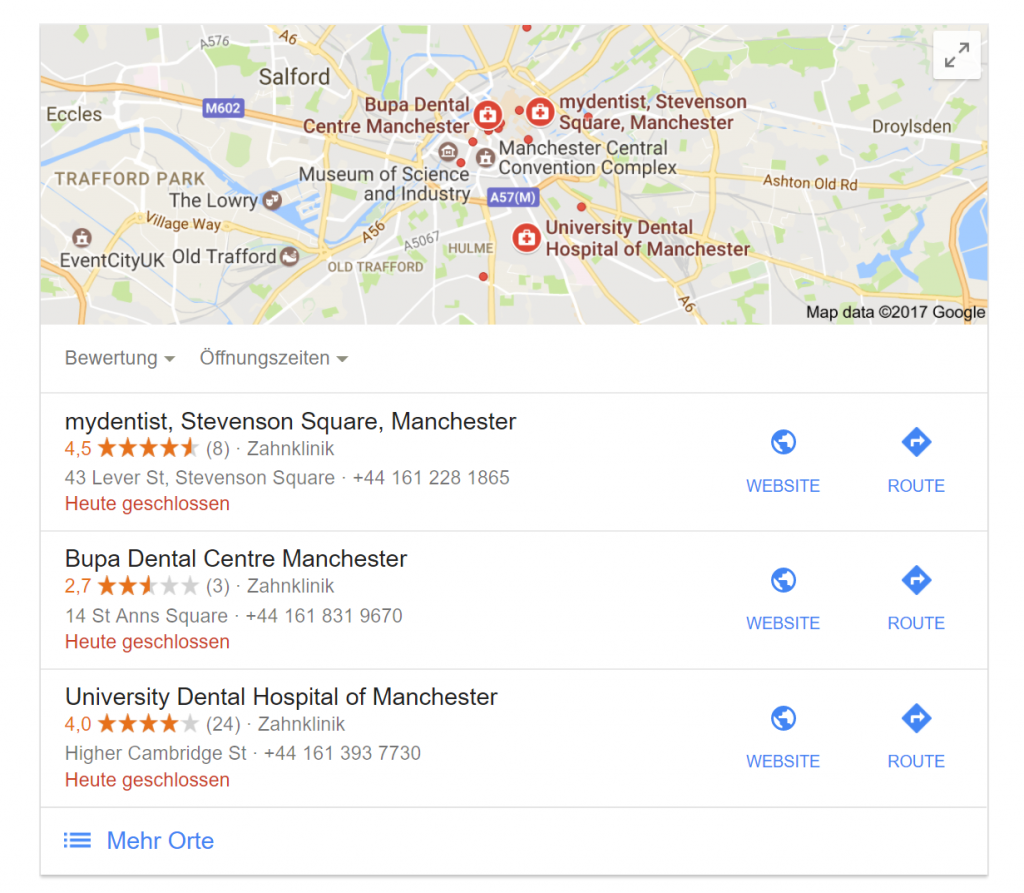 Google Local 3 Packs - Local SEO Ranking Factors