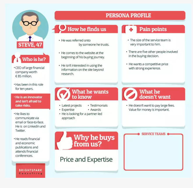 Customer Persona - Digital Marketing Agency Plan