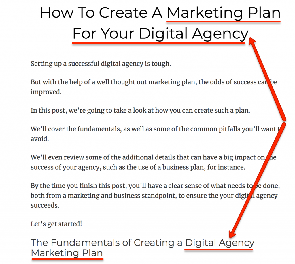 Marketing Plan for digital agency