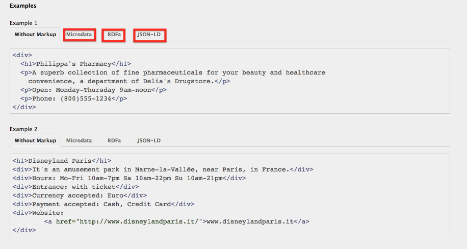 Microdata and jSON-LD - Structured data and Schema Markup