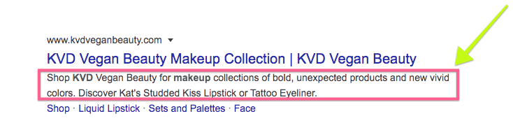 Meta Description Example