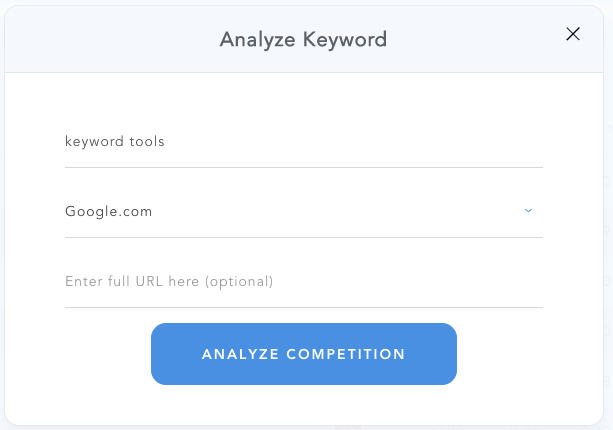 keyword analyzer
