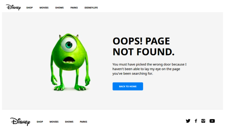 404 Error Page