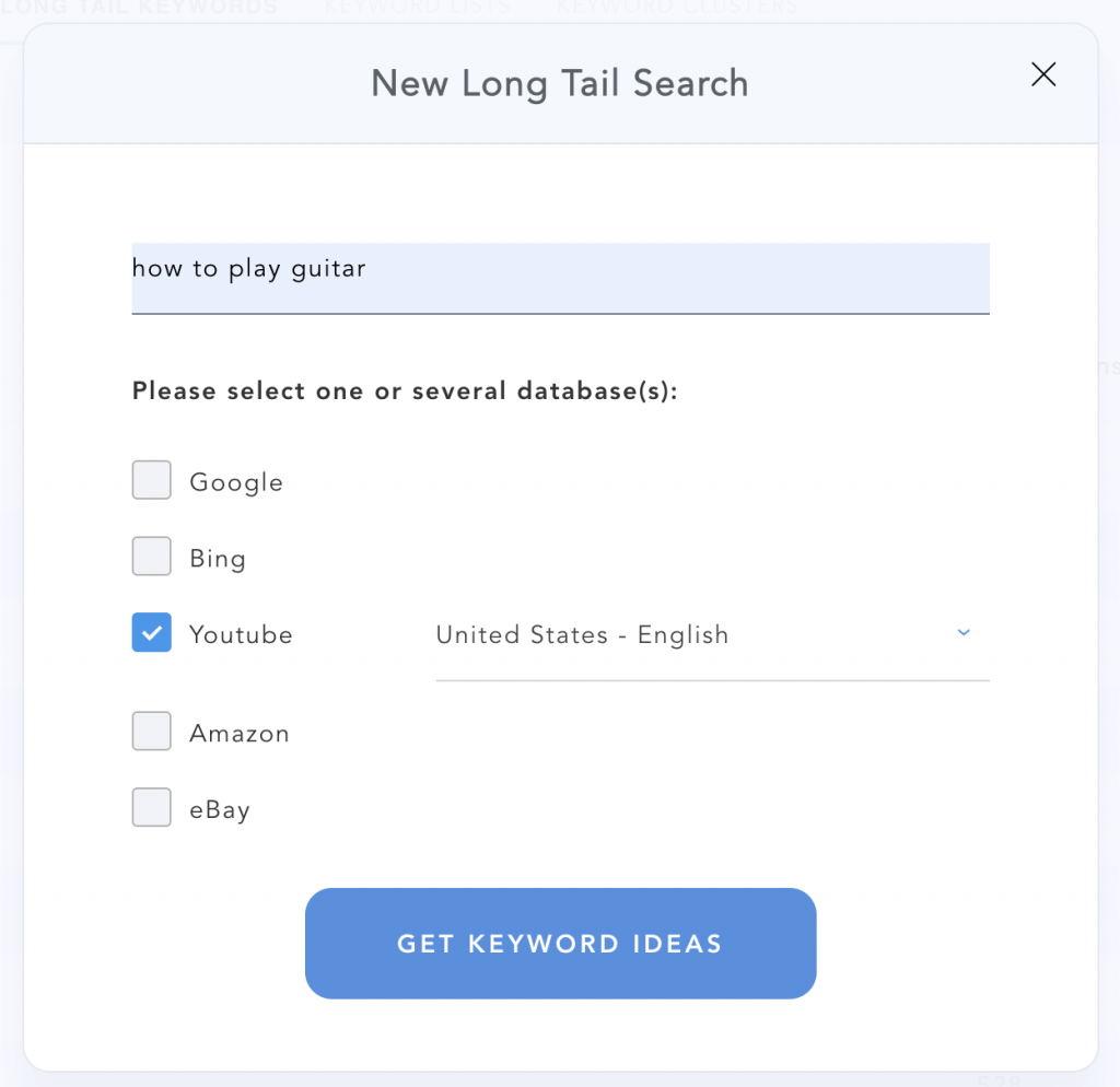 Long Tail Keywords