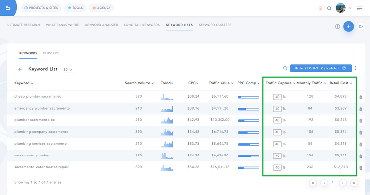 SEO ROI Calculator