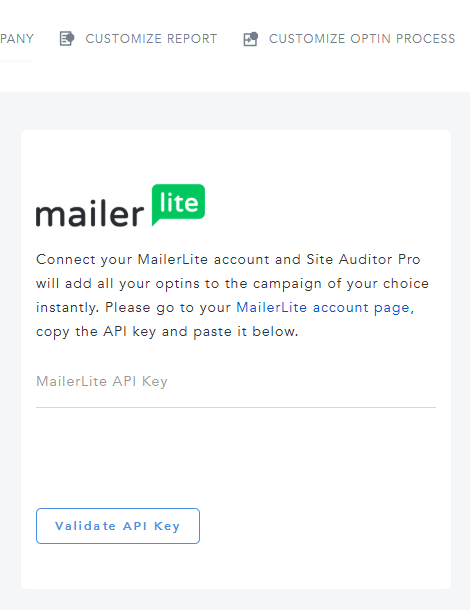MailerLite Integration